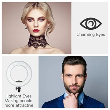 Versatile 14'' SAMTIAN Ring Light Kit for Content Creators