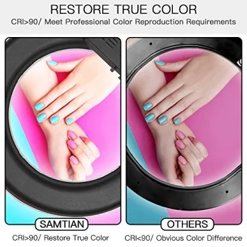 Versatile 14'' SAMTIAN Ring Light Kit for Content Creators