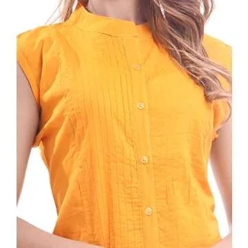 Vibrant Chichi Yellow Cotton Kurti for Elegant Looks