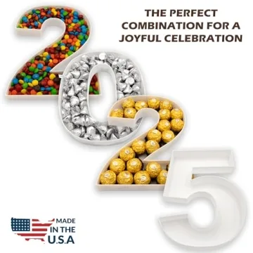 10" Reusable Plastic Box Form Tray Display for Treats, Charcuterie, Cake Pop, Candy, Charcuterie Box, Custom Charcuterie Letters Fillable - Reusable Letter Box - (White Plastic, &)