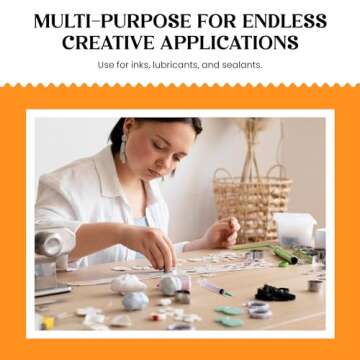 Creative Hobbies® Glue Applicator Syringe for Flatback Rhinestones & Hobby Crafts, 5 Ml with 15 Gauge Orange Precision Tip - Value Pack of 10