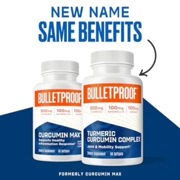 Bulletproof Turmeric Curcumin Complex Softgels for Inflammation Support