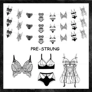 Sursurprise Lingerie Banners for Bridal and Bachelorette Parties