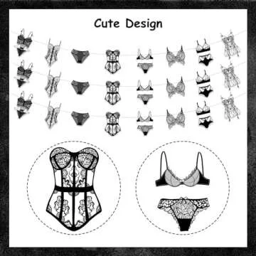 Sursurprise Lingerie Banners for Bridal and Bachelorette Parties