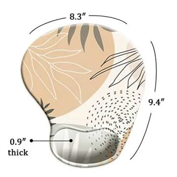 Ergonomic Mouse Pad with Wrist Support and Comfort