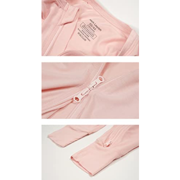 Teach Leanbh Baby Girls Footless Pajamas 2 Way Zipper - 6-12 Months