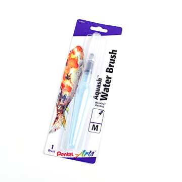 Pentel Arts Aquash Fine Point Water Brush - Travel-Friendly Art Tool