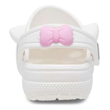 Kids Classic I AM Clogs with Ladybug Wings in Pink