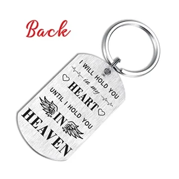 TANWIH Memory Keychain for Loss of Husband Sympathy Gift