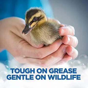 Dawn Free & Clear Dish Soap with Lemon Essence and Scrubbers