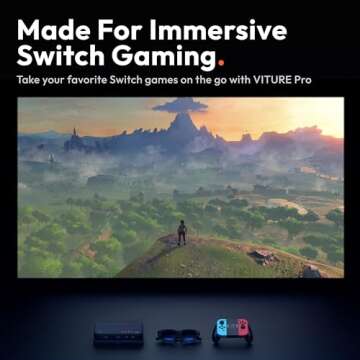 VITURE Pro Mobile Dock Compatible with PlayStation, Co-op Stream & Play, Supports 2D/3D Content, Fits Switch, Handheld Gaming Consoles, Fire TV, HDMI Devices, for USB-C Display & XR/AR Glasses