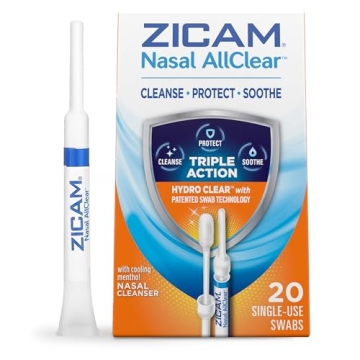 Zicam Nasal AllClear, Triple Action Nasal Cleanser with Cooling Menthol, Protect, Soothe, Cleanse Na...
