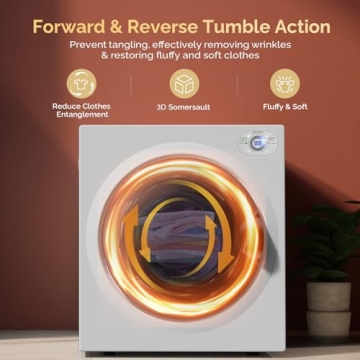 ROVSUN 25LBS Automatic Washer and Portable Dryer Set