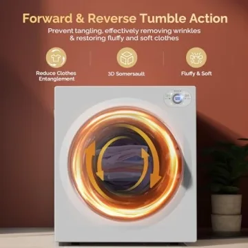 ROVSUN 25LBS Automatic Washer and Portable Dryer Set