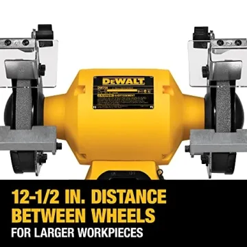 DEWALT 6 Inch Bench Grinder, 3,450 RPM (DW756)