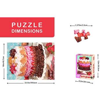 Springbok's 500 Piece Jigsaw Puzzle Icing on the Cake, Multi