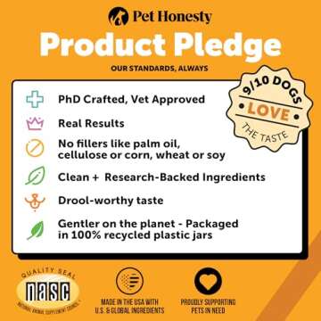 Pet Honesty Dog Allergy Itch Relief - Maximum Strength Itch Supplement with Probiotics for Dogs - Immune Support & Skin Relief for Seasonal Allergies - Natural Itchy Skin Paw Relief - (Chicken, 90 Ct)