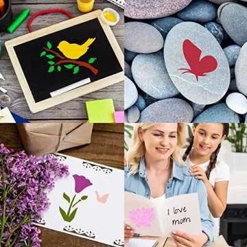60 Reusable Flower Stencils for Creative DIY Projects