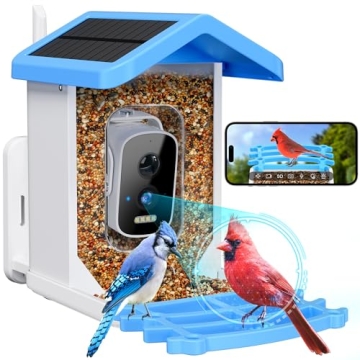 Smart Bird Feeder with Camera - AI Bird Identification & 2.5K HD Views
