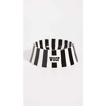 Stylish Jonathan Adler Vice Woof Pet Bowl for Pets