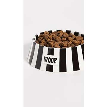 Stylish Jonathan Adler Vice Woof Pet Bowl for Pets