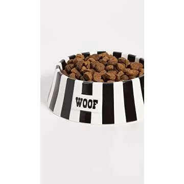 Stylish Jonathan Adler Vice Woof Pet Bowl for Pets