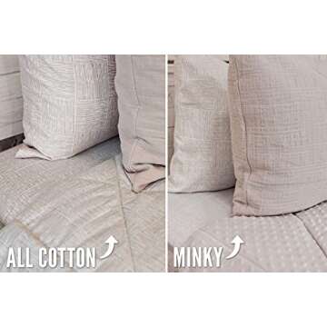 Beddy's All in One Zippered Bed Set, Bedding Mattress Cover, Minky Lined Sheets and Zipper Comforter Set, Morgan, King