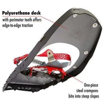 MSR Lightning Ascent Backcountry & Mountaineering Snowshoes with Paragon Bindings, 30 Inch Pair, Black