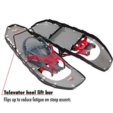 MSR Lightning Ascent Backcountry & Mountaineering Snowshoes with Paragon Bindings, 30 Inch Pair, Black