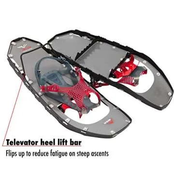 MSR Lightning Ascent Backcountry & Mountaineering Snowshoes with Paragon Bindings, 30 Inch Pair, Black