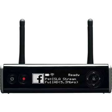 Teradek Vidiu Go Professional HD Live Streaming Video Encoder Compatible with Facebook Live, YouTube Live, RTMP(S), 3G-SDI/HDMI, Wi-Fi, AVC/H.264 and HEVC/H.265 Video Compression
