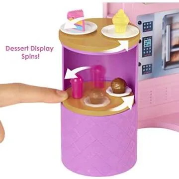 Barbie Cook 'n Grill Restaurant Set with Doll & 30+ Pieces