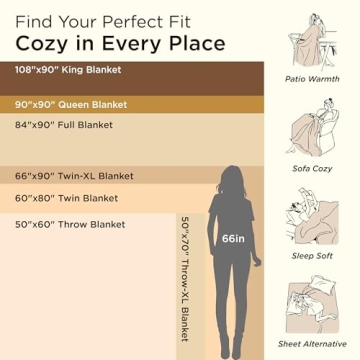 Bedsure White Throw Blanket - Ultra Soft and Cozy