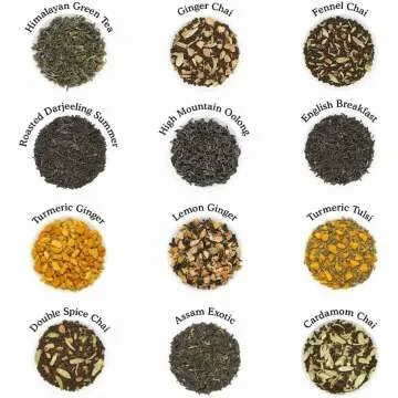 VAHDAM Assorted Tea Gift Set - 12 Luxurious Teas