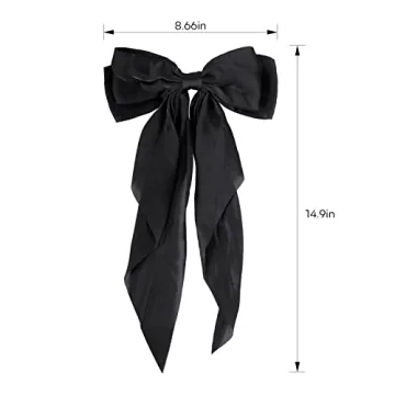 Elegant Long Tail Bow Hair Ties - Perfect for All Occasions