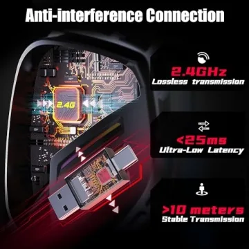 Top Wireless Gaming Headset for PS5 PS4 PC & Switch