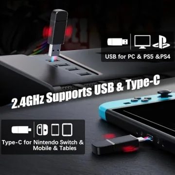 Top Wireless Gaming Headset for PS5 PS4 PC & Switch