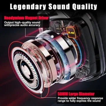 Top Wireless Gaming Headset for PS5 PS4 PC & Switch