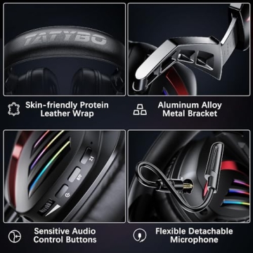 Top Wireless Gaming Headset for PS5 PS4 PC & Switch