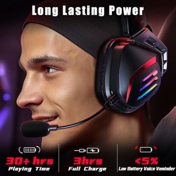 Top Wireless Gaming Headset for PS5 PS4 PC & Switch