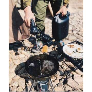 WaterPORT GoSpout 2 Gallon Portable Water Tank with Hose and Sprayer for Camping Showers, Rinsing Overlanding Gear, Vehicle Water Storage, Off Road Showers