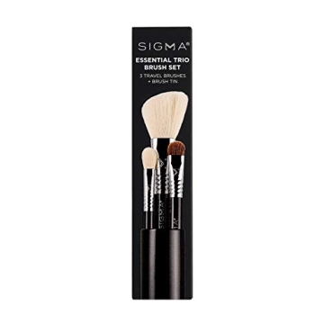 Sigma Travel Essential Trio Brush Set for Perfect Makeup