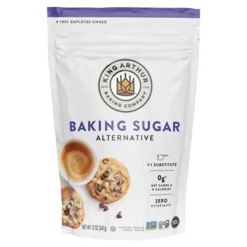 King Arthur, Baking Sugar Alternative, Made with Plant-Based Ingredients, Keto-Friendly, 1-to-1 Subs...