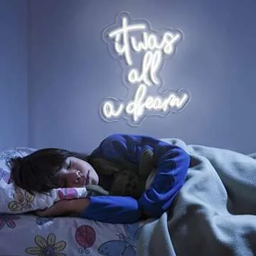 Lucunstar It Was All A Dream Neon Sign for Any Space