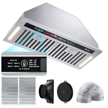 BRANO Range Hood Insert with Smart Control, 900 CFM