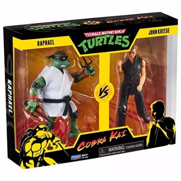 Playmates TMNT X Cobra Kai Raphael VS John KREESE Action Figure 2-Pack