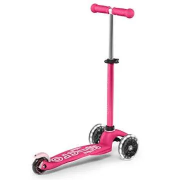 Micro Kickboard | Mini Deluxe LED | Three-Wheeled | Lean-to-Steer Swiss-Designed Micro Scooter | Motion-Activated Light-Up Wheels | Toddlers & Children Ages 2-5"