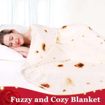 Jorbest Burrito Blanket - Fun & Cozy Gift for Everyone