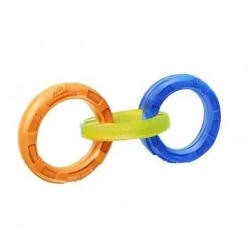 Nerf Dog Multi-Ring Tuff Tug Toy for Medium/Large Dogs
