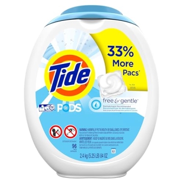 Tide PODS Free and Gentle - The Ultimate Laundry Solution for Sensitive Skin